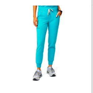 Woman’s teal Zamora Jogger Scrub pants - Small